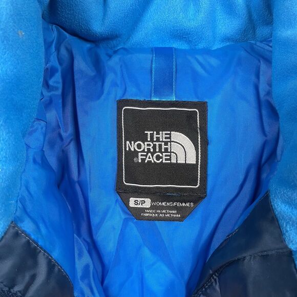 North Face Down Jacket Puffer Women's 550 Down Midnight Blue Size Small - Picture 5 of 5